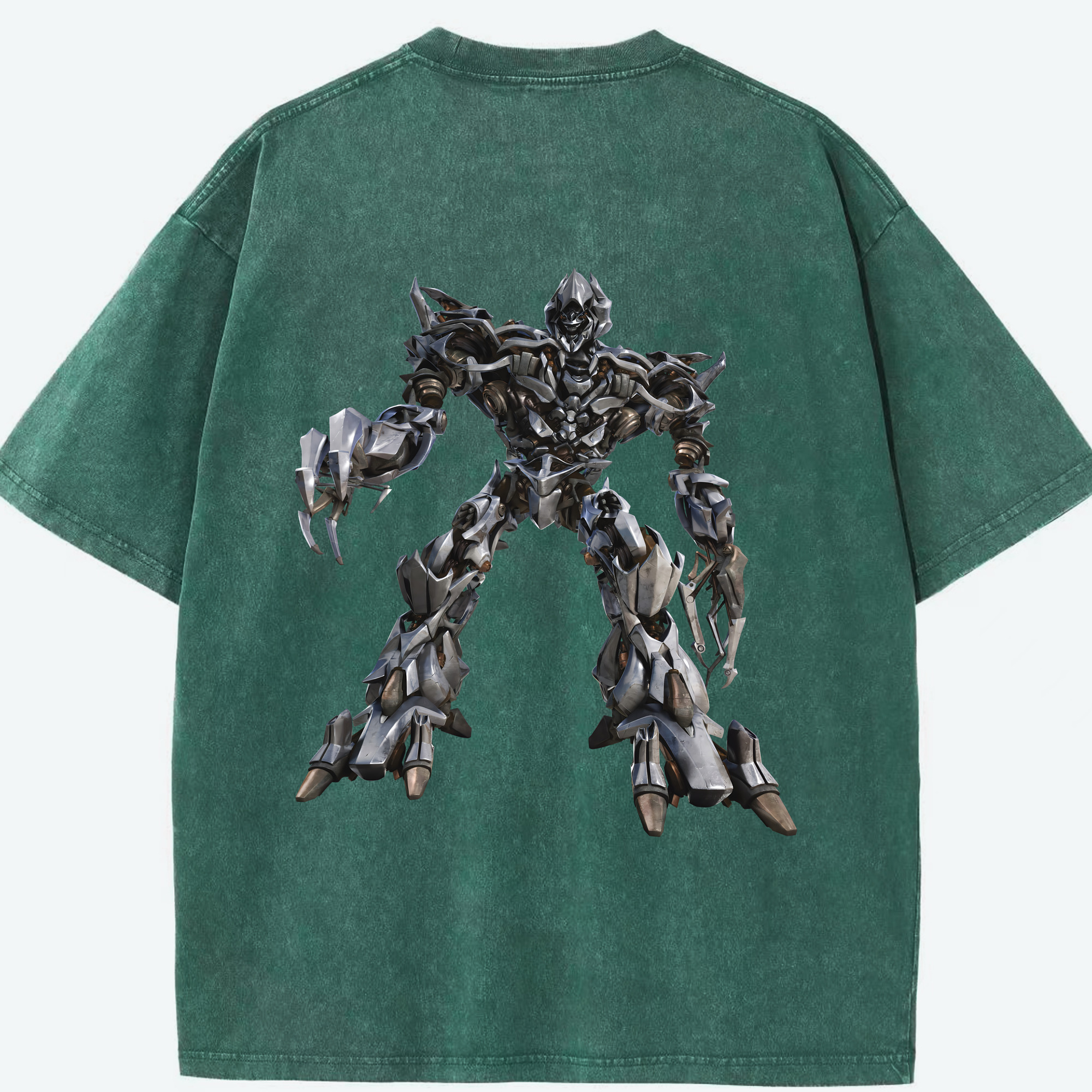 （画像用） Transformers トランスフォーマー 綿100% ヴィンテージ風 半袖Tシャツ（背面プリント）